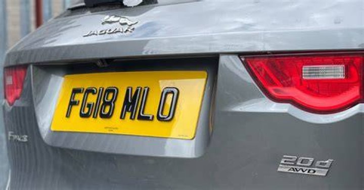 Are bold number plates legal?