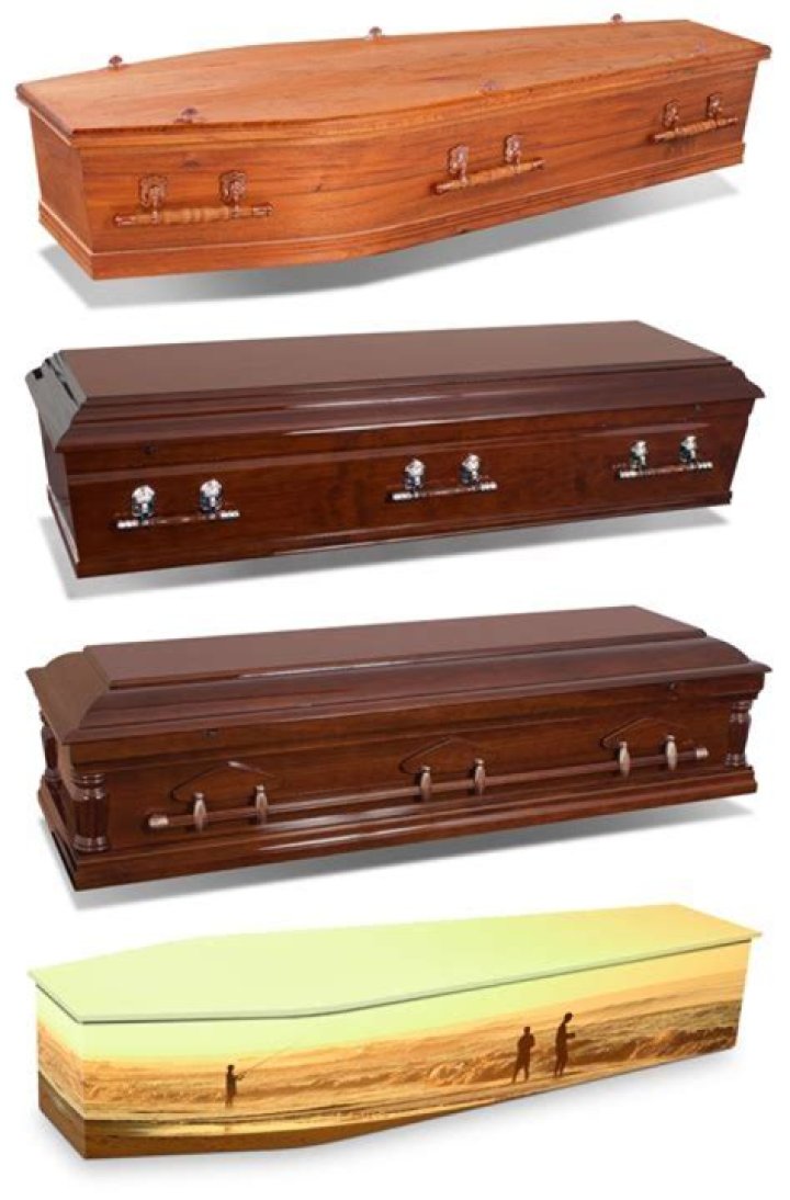 Are coffins burnt at cremations?