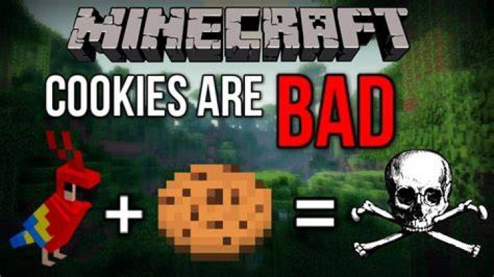 Are cookies poisonous to parrots in Minecraft?
