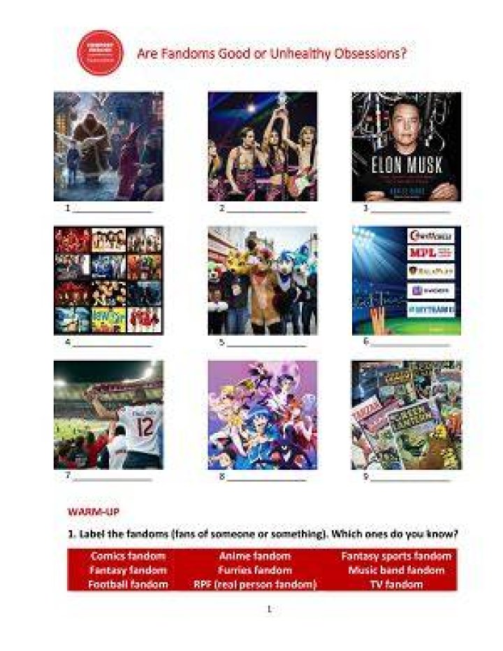 Are fandoms good or unhealthy obsession?
