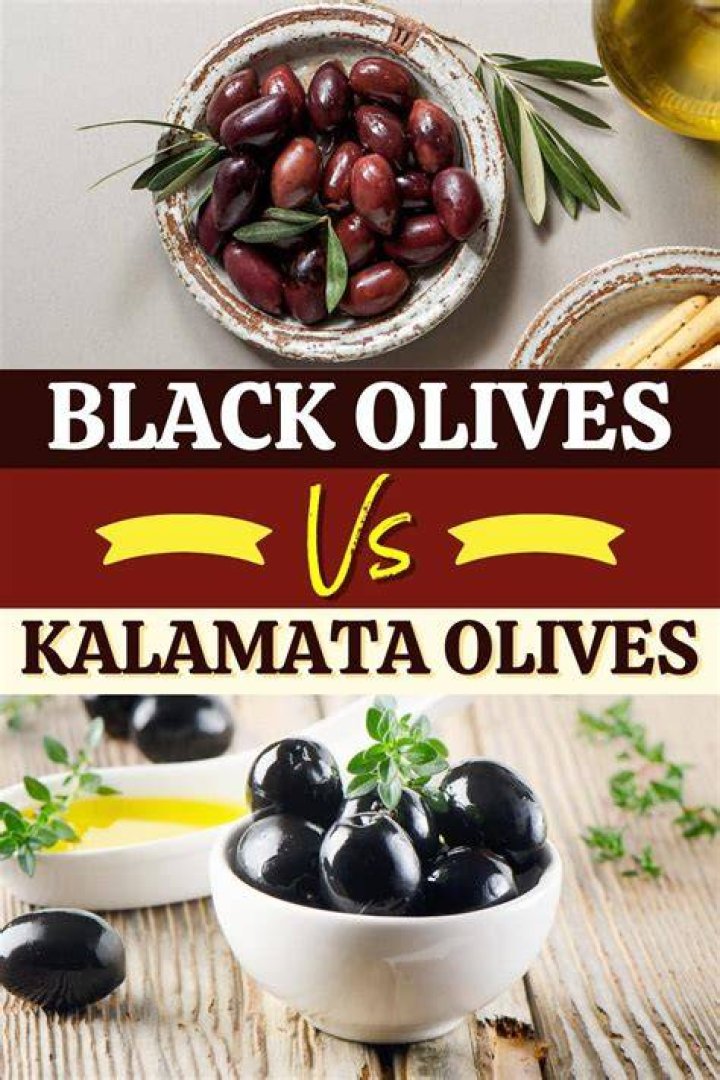 Are Kalamata olives healthier than black olives?
