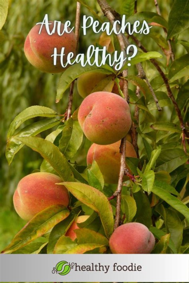 Are sliced peaches healthy?