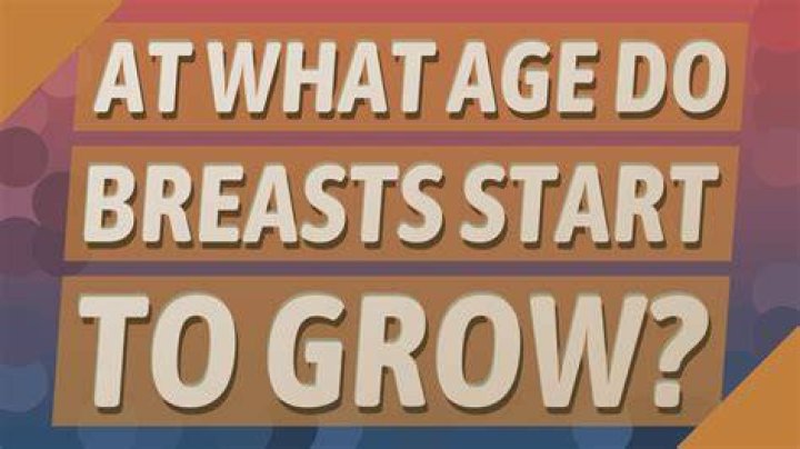 At what age do women's breasts start to sag?