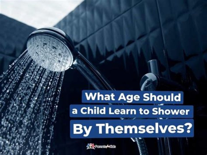 At what age should a mother stop showering with her son?