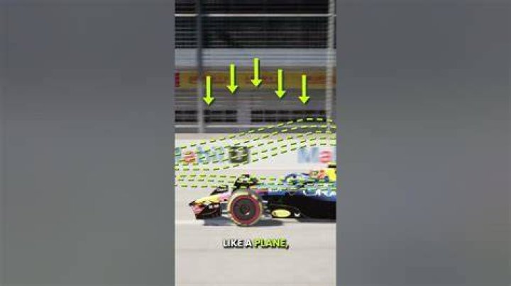 At what speed can an F1 car drive upside down?