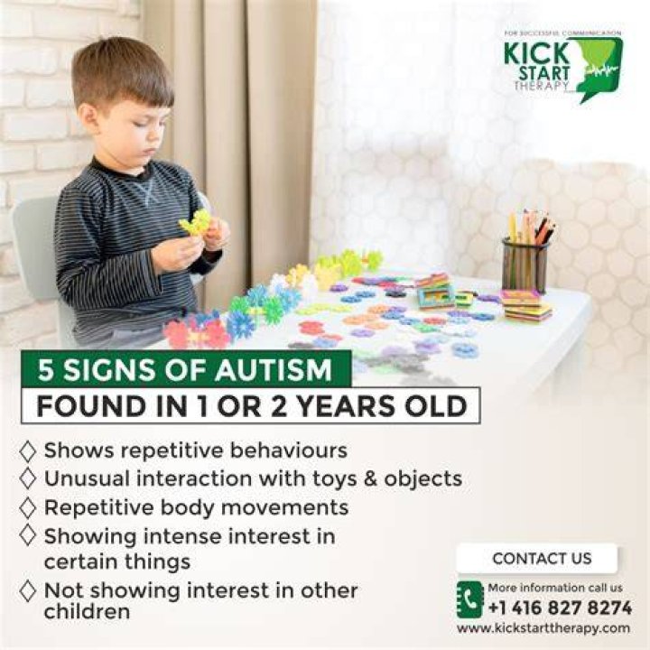 Can a 5 month old show signs of autism?