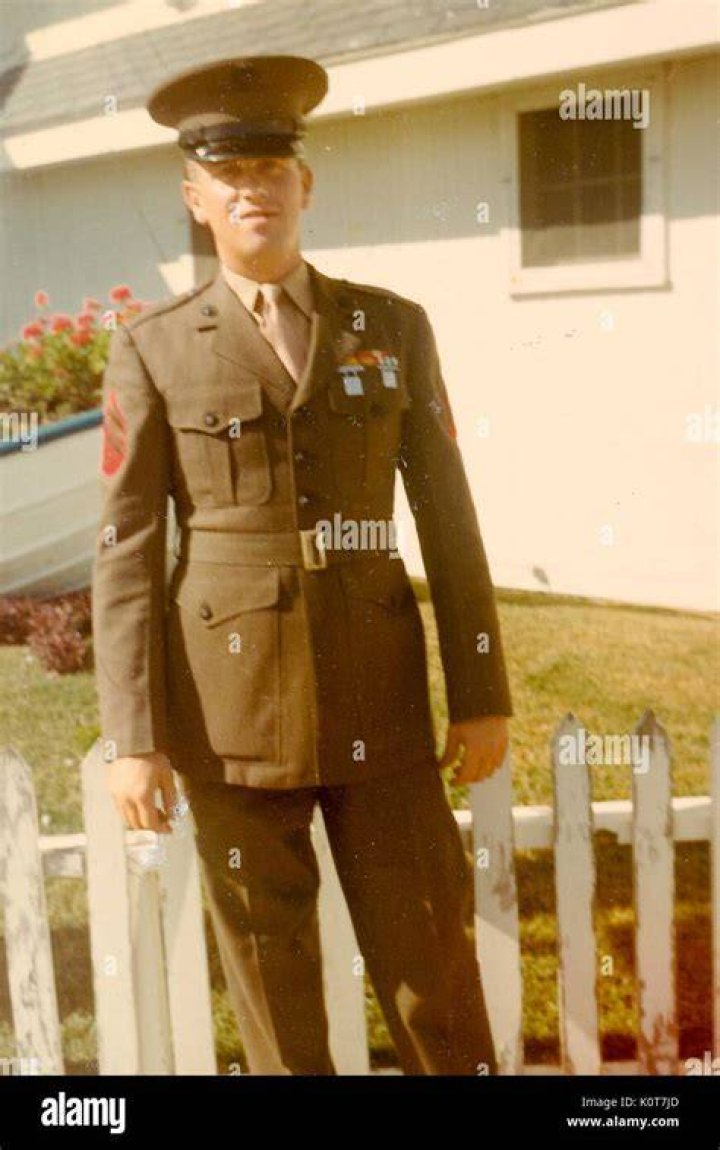 Can a former Marine wear his uniform?