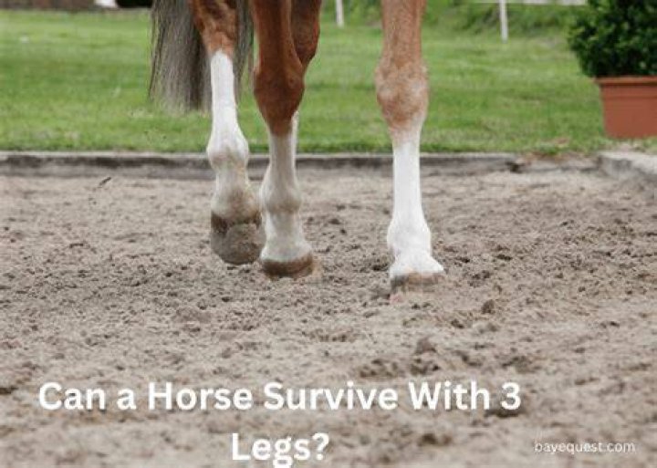 Can a horse live with 3 legs?