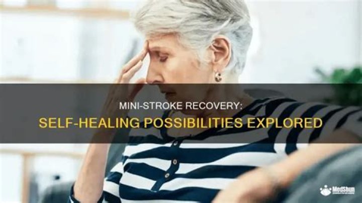 Can a mini-stroke resolve itself?