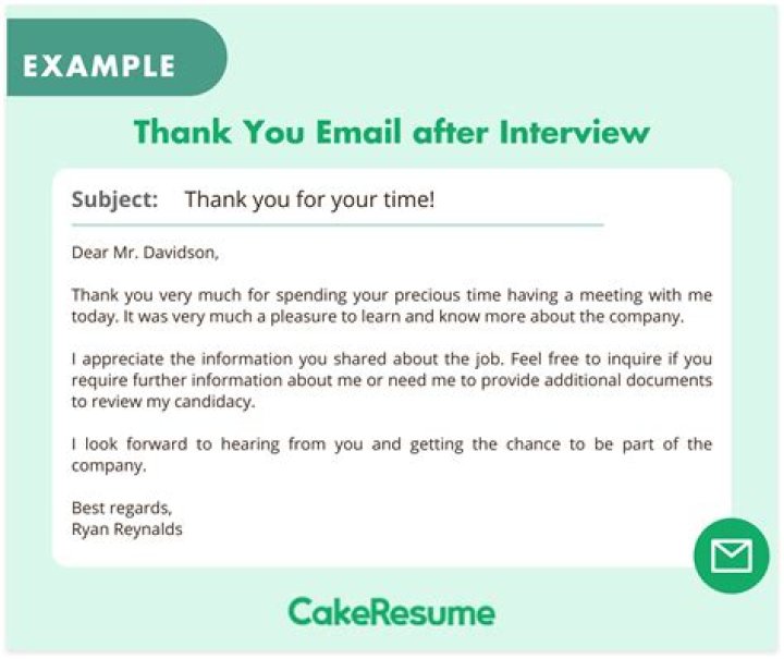 Can a thank you letter save a bad interview?