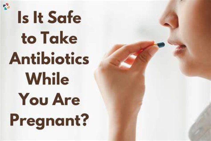 Can a woman get pregnant while taking antibiotics?