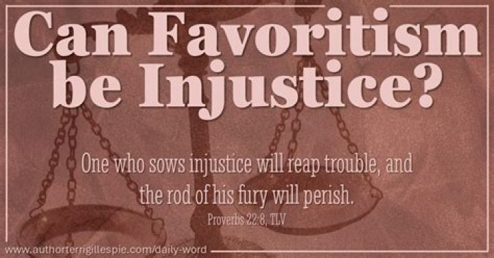 Can favoritism be a good thing?