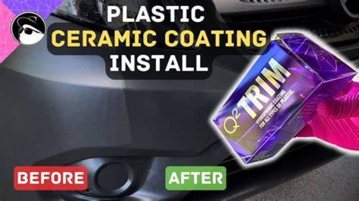 Can I ceramic coat plastic?