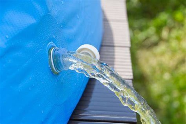 Can I drain my pool water on the lawn?