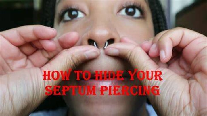 Can I hide my septum from my parents?