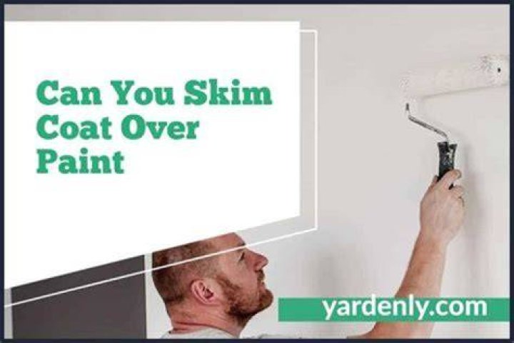 Can I skim coat over paint?
