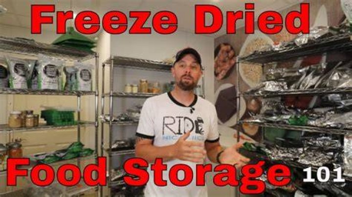 Can I store freeze dried food in garage?