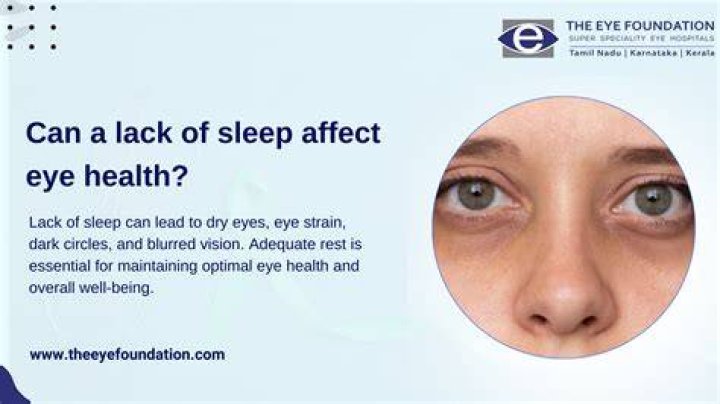 Can lack of sleep cause eye floaters?