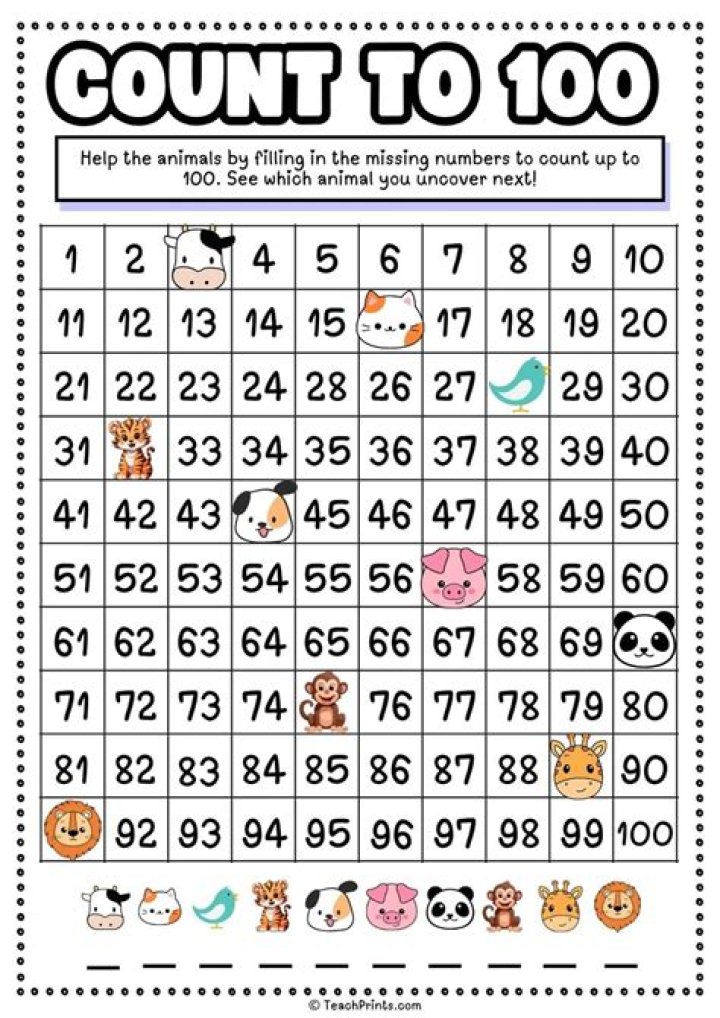Can most 4 year olds count to 100?