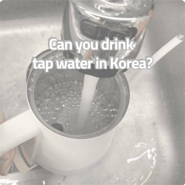 Can you drink water in Korea?