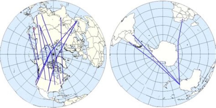 Can you fly over the North Pole?