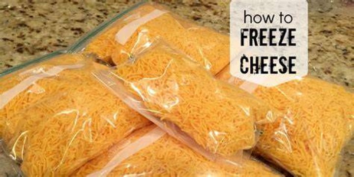 Can you freeze shredded cheese?