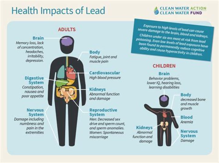 Can you get lead poisoning from drinking water?