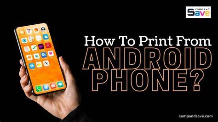 Can you print from android phone?