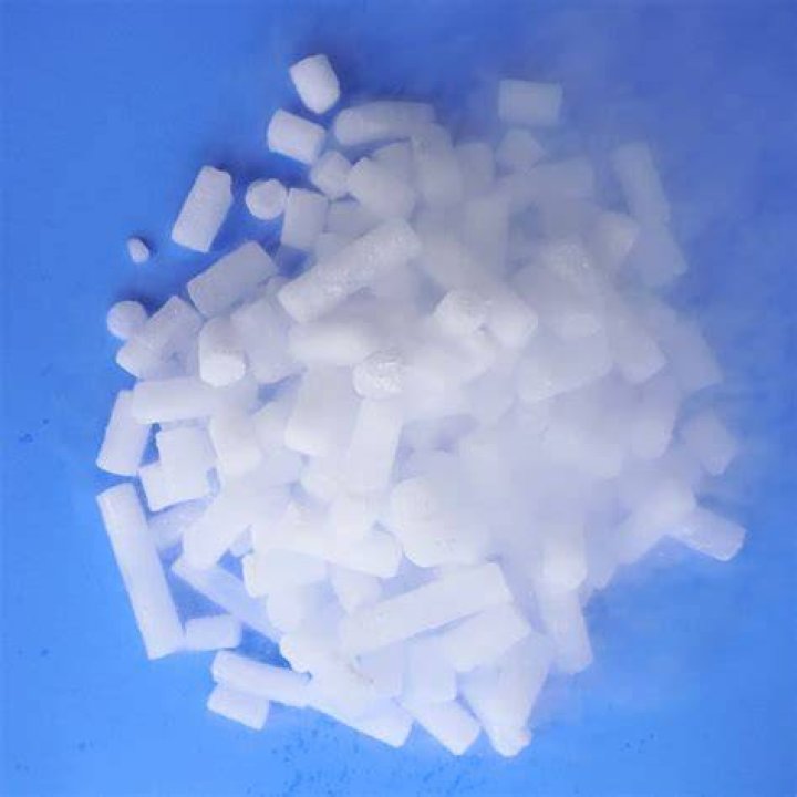 Can you touch melted dry ice?
