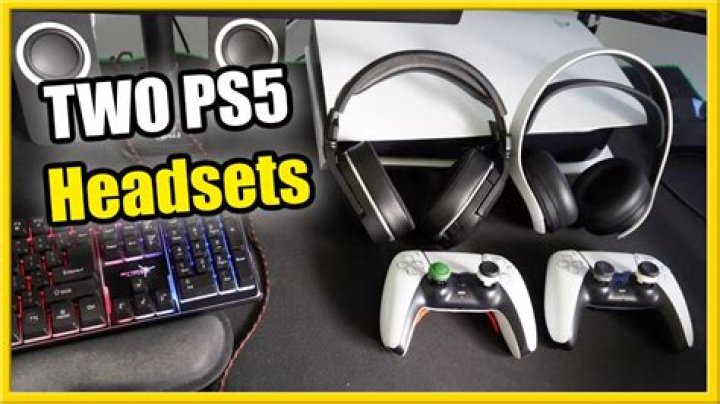 Can you use 2 headsets on PS5?