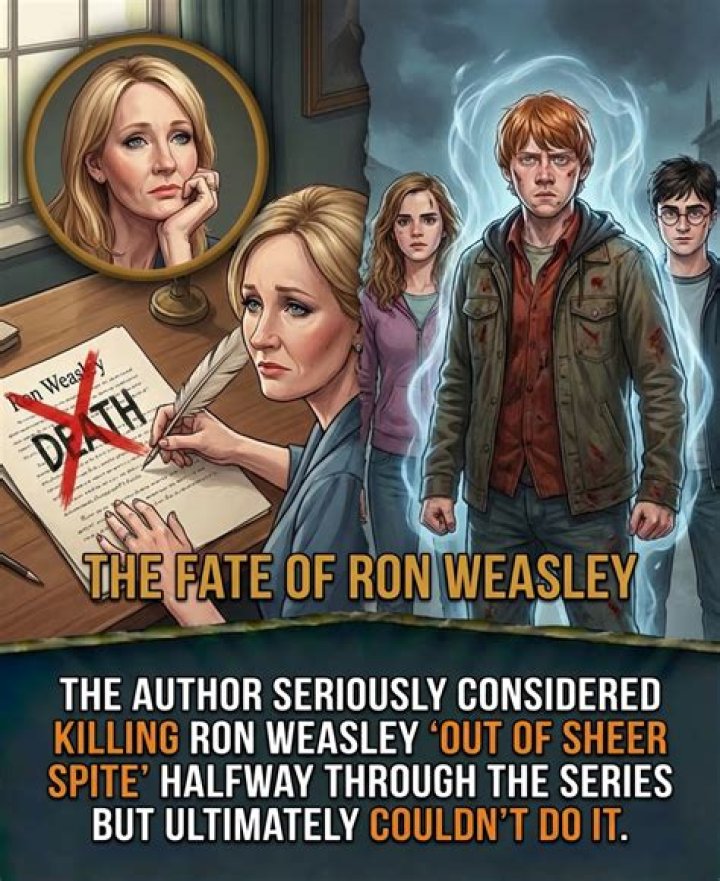 Did Rowling consider killing Ron?