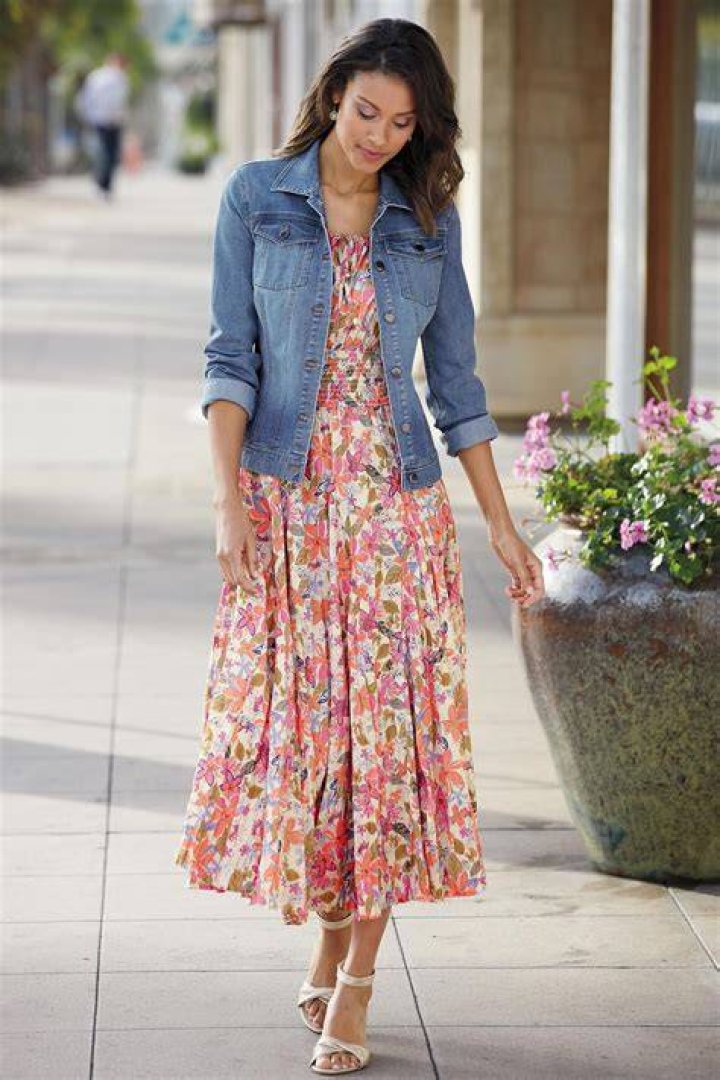 Do a jean jackets look good with a dresses?