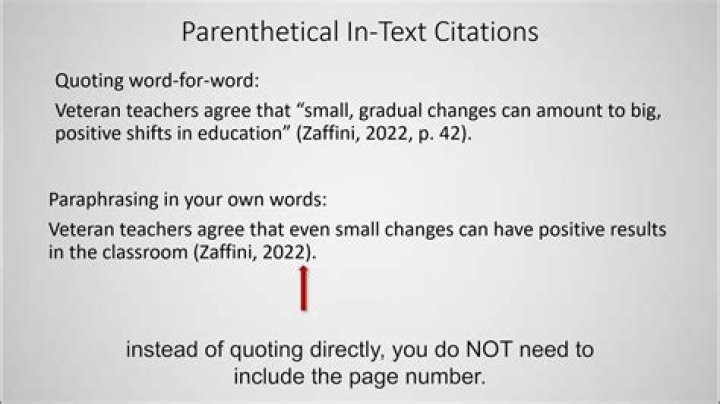 Do in text citations need to be italicized?