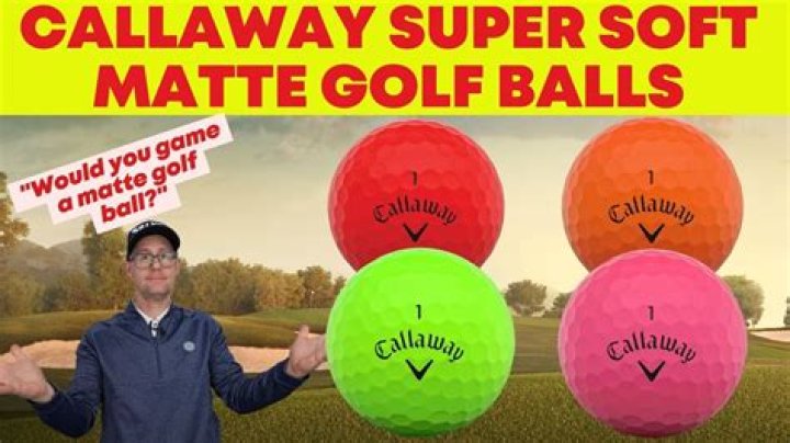 Do matte golf balls go further?
