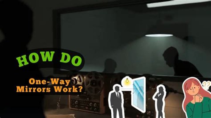 Do one way mirrors work at night?