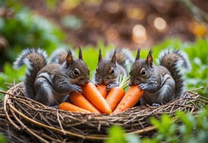Do squirrels eat carrots?