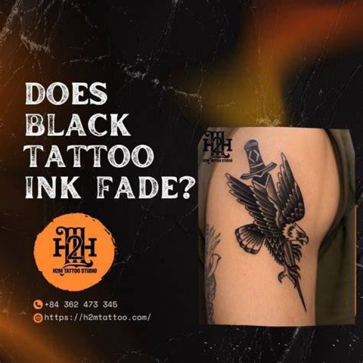 Do tattoos stay black?
