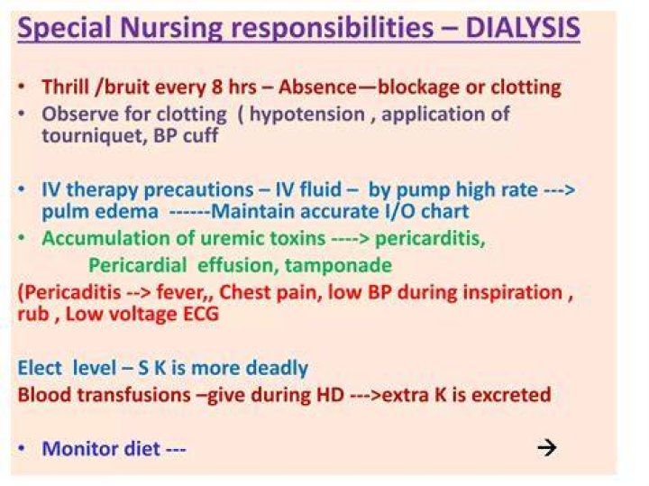 Do you feel pain during dialysis?
