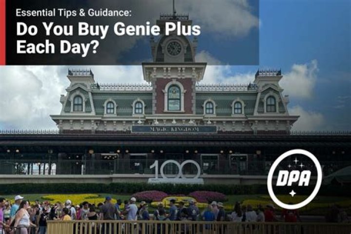 Do you have to buy Genie for each park?