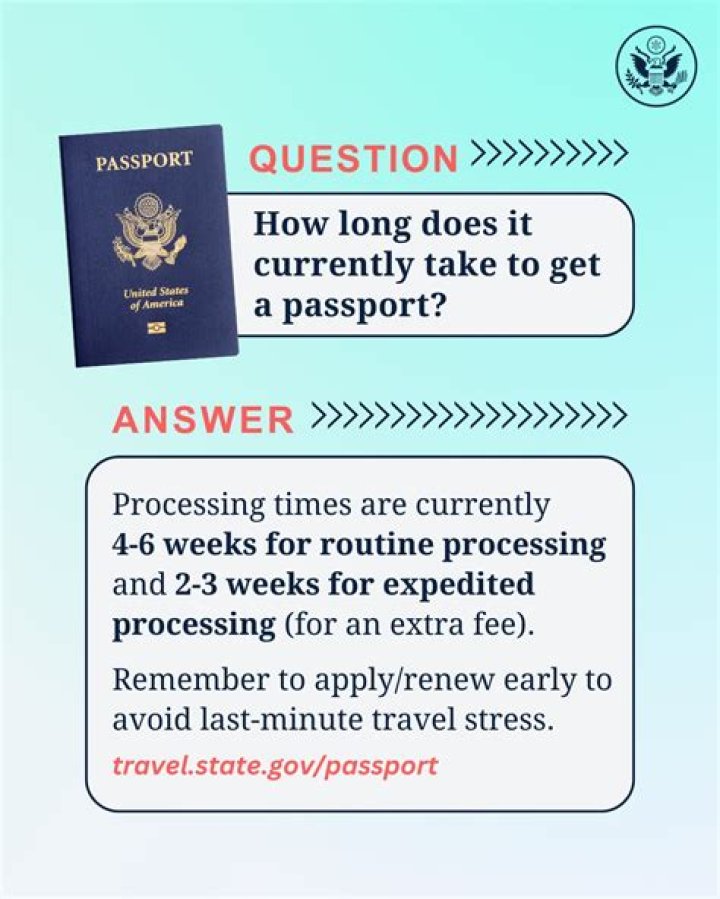Does a passport really take 10 weeks?