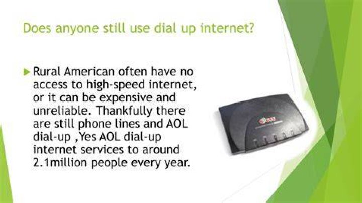 Does anyone still use dial-up?