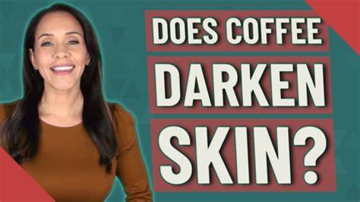 Does applying coffee darken skin?