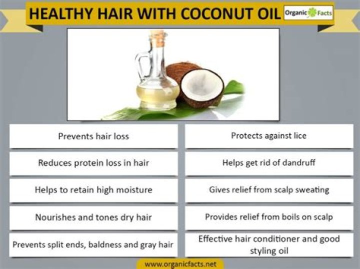 Does coconut oil help gray hair?