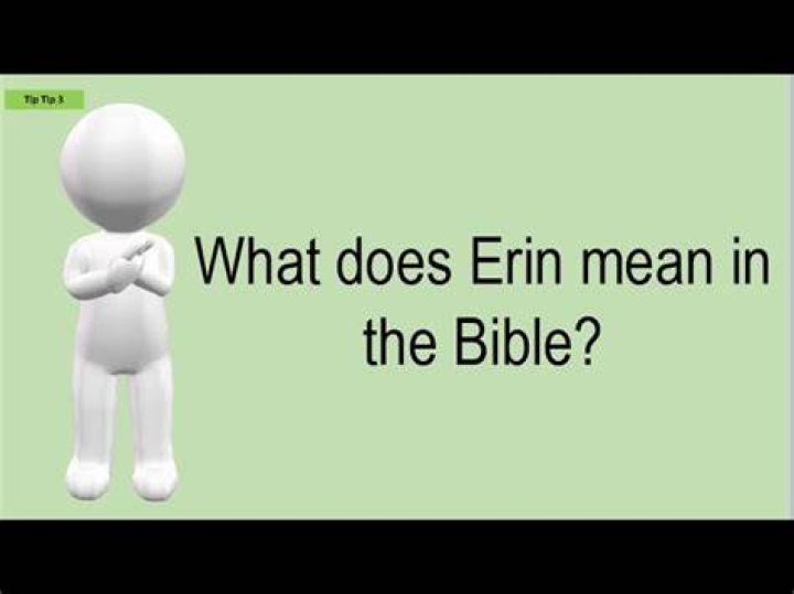 Does Erin mean peace?