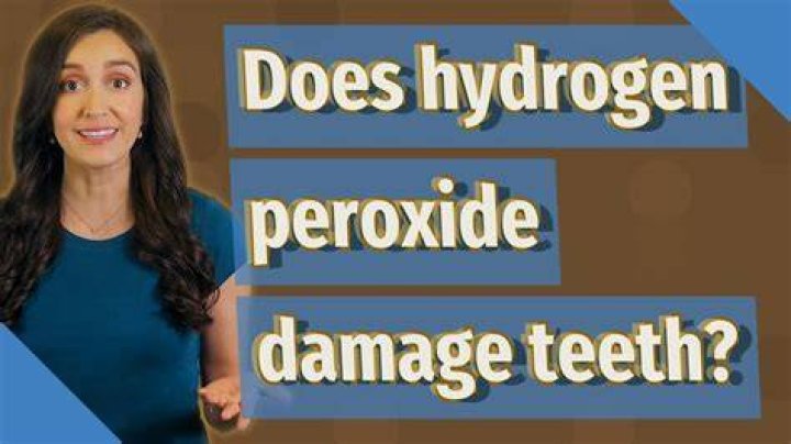 Does hydrogen peroxide damage teeth?