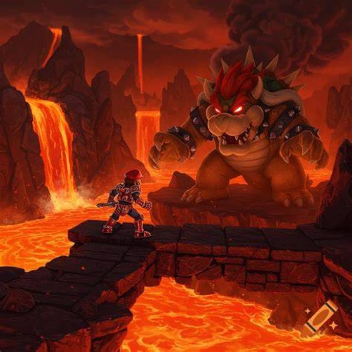 Does lava hurt Bowser?