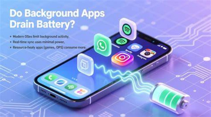 Does leaving apps open drain battery iPhone?