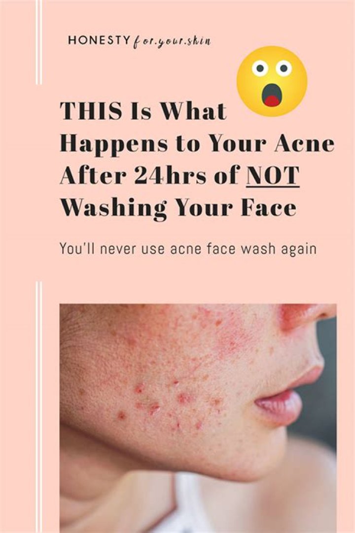 Does not washing your face make you age faster?
