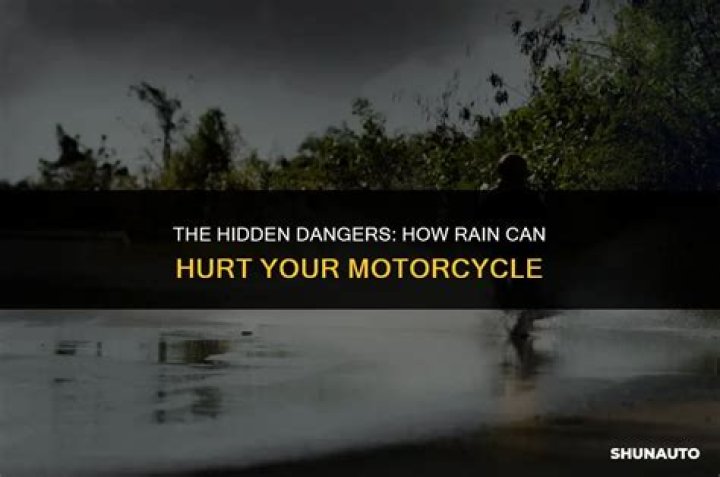 Does rain hurt your motorcycle?