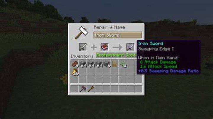 Does sweeping edge work on axes?